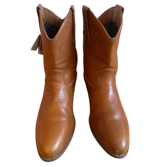 DINGO | New with Tags Men's Lefty Pull-on Western Boots in Camel Leather Sz 11D - Picture 1 of 12